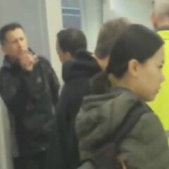 Osorio y Baños discutieron en el aeropuerto de California