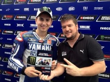 Jorge Lorenzo y Mela Chércoles.