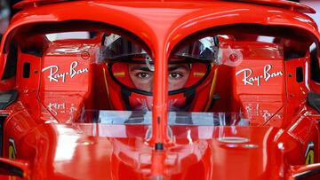 Carlos Sainz (Ferrari SF71H). Fiorano, F1 2021. 