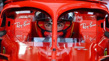 Carlos Sainz (Ferrari SF71H). Fiorano, F1 2021. 