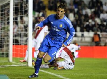 Cristiano Ronaldo tras marcar el 0-1.