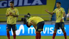 Jeison Murillo, durante el partido entre Colombia y Uruguay de la fase sudamericana de clasificaci&oacute;n para el Mundial 2022. 