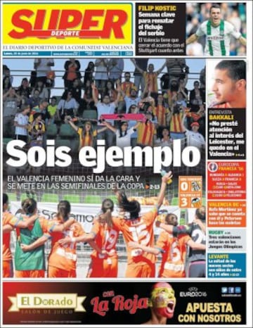 Portadas de la prensa mundial