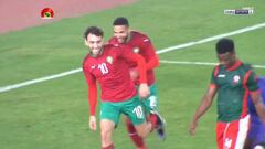 Munir festeja con Marruecos: Su primer gol en esa selección