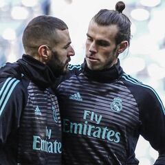 Benzema y Bale coinciden por primera vez en el banquillo en Champions con Zidane