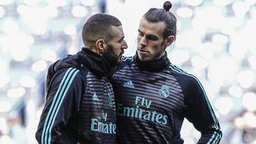 Benzema y Bale coinciden por primera vez en el banquillo en Champions con Zidane