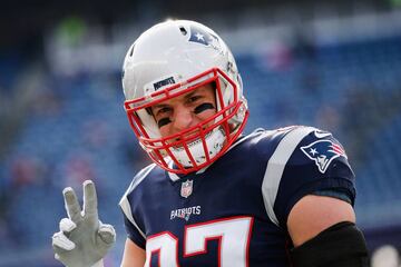 'Gronk' se coló como el tercer mejor ala cerrada en cuanto a touchdowns con 76 por detrás de Tony Gonzalez.