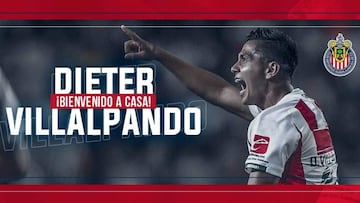 Chivas anunció el fichaje de Dieter Villalpando