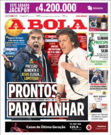 Portadas de la prensa deportiva