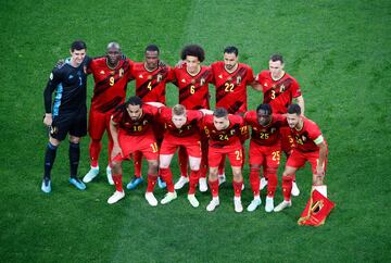 Equipo de la selección de Bélgica.