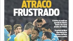 La prensa de Barcelona dispara contra Borbalán: atraco frustrado