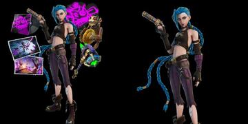 Im&aacute;genes limpias del skin Jinx Arcane en Fortnite