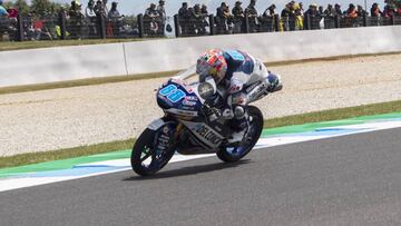 Jorge Martin durante la prueba de hoy en Australia. 