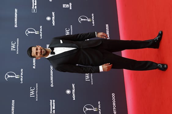 El tenista serbio y presentador de la gala, Novak Djokovic.