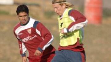 <b>CENTRADOS EN LA LIGA.</b> Renato espera que el Sevilla vuelva a esta arriba en Liga.