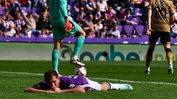 Valladolid 21/9/2024. Jornada seis de liga EA Sport. Temporada 2024 2025. Real Valladolid C.F. - Real Sociedad. Latasa. Photogenic/Miguel Ángel Santos