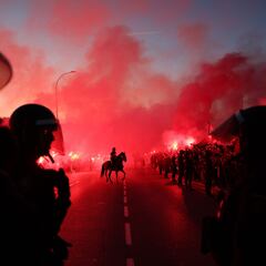 La UEFA felicitó al Atlético por el dispositivo de seguridad ante el Inter