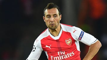 Cazorla con el Arsenal. 