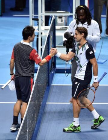 Kei Nishikori venció a Ferrer en una nueva jornada del Masters.