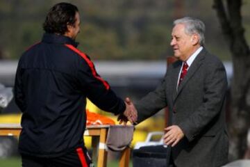 Arturo Salah visitó a la Roja en Pinto Durán