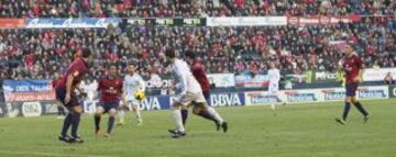 Jugada del 2-1 para el Real Madrid, marca Isco a pase de Cristiano Ronaldo.