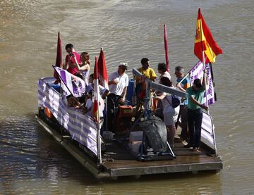 La fiesta en el río Pisuerga.