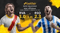 Rayo Vallecano vs. Real Sociedad de Fútbol: horario, TV, estadísticas, clasificación y pronósticos