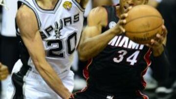 Manu Ginobili y Ray Allen.