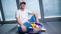 Jorge Prado, en las oficinas de Red Bull en Madrid.