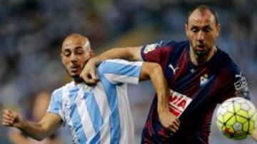 El Málaga sigue sin marcar ni ganar ante un Eibar invicto