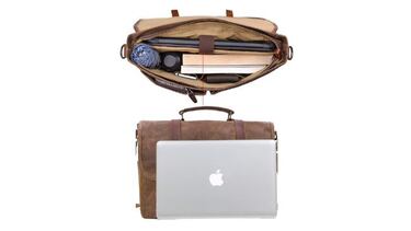 Así es uno de los bolsos para hombres top ventas de Amazon: vintage y manos libres