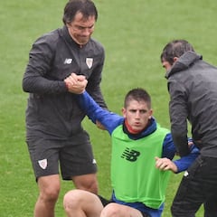 Sesión accidentada en Lezama con San José y Sancet