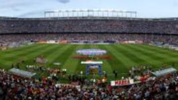 Estadio Vicente Calderón.