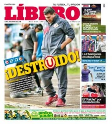 Portadas de la prensa deportiva