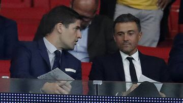 Luis Enrique verá el Clásico en el palco del Camp Nou.