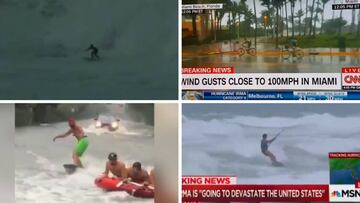 ¡Una locura!: los deportistas que desafiaron al huracán Irma