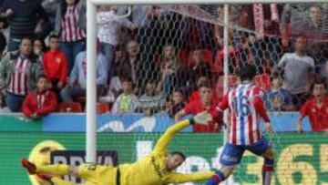 Así marcó Castro el 2-1.