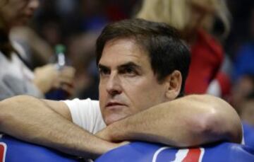 El propietario de los Dallas Mavericks Mark Cuban.