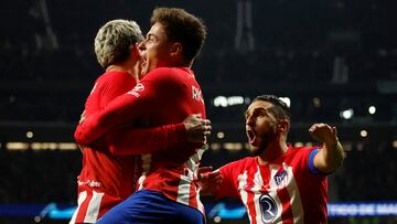 Antoine Griezmann celebra el primer gol del Atlético ante el Celtic.