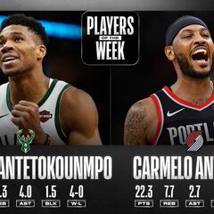 La NBA cambia a Doncic como mejor del Oeste por... ¡Carmelo!