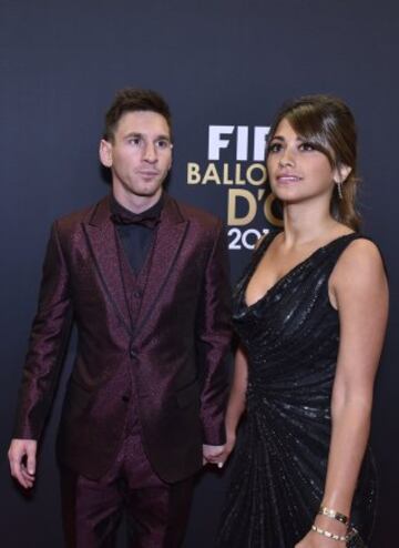 Antonella Roccuzzo se robó todas las miradas en la gala del Balón de Oro.