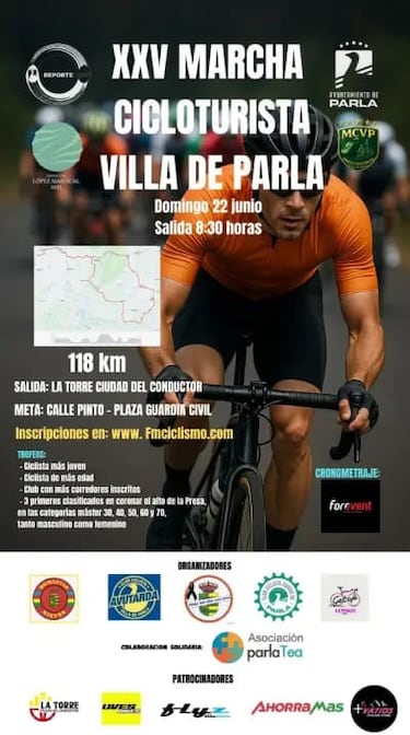 La Marcha Cicloturista Villa de Parla celebra su 25 aniversario