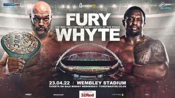 Cartel oficial del Fury vs Whyte.