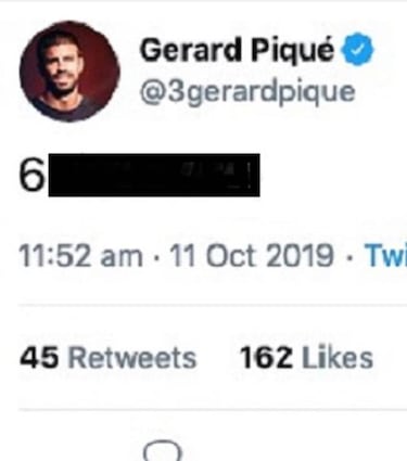 Barcelona's Piqué tweets, then deletes, mystery phone number