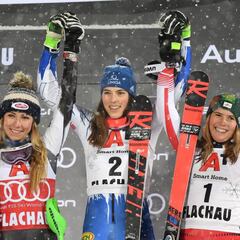 Vlhova supera a Shiffrin; Nuria Pau no superó el corte