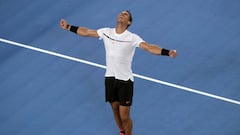 Nadal survives Monfils fightback to reach quarter-finals