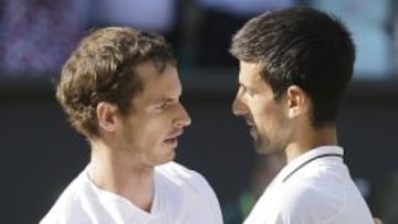 Novak Djokovic reconoce la mejora "mental" de Andy Murray