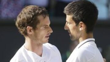 Novak Djokovic reconoce la mejora "mental" de Andy Murray