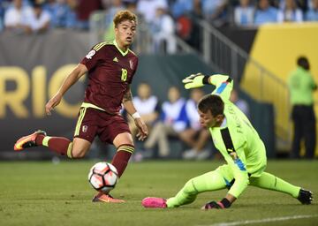 Promesa del fútbol venezolano. Actualmente participando en el Mundial Sub 20. 