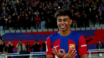 08/03/24 PARTIDO PRIMERA DIVISION
BARCELONA - MALLORCA
PRIMER GOL LAMINE YAMAL 1-0 ALGRIA